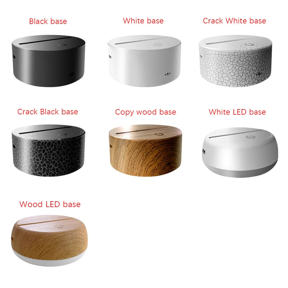 LED veilleuse célébrité JUL pour les Fans chambre décoration éclairage cadeau d'anniversaire alimenté par batterie couleur changeante 3d lampe Jul