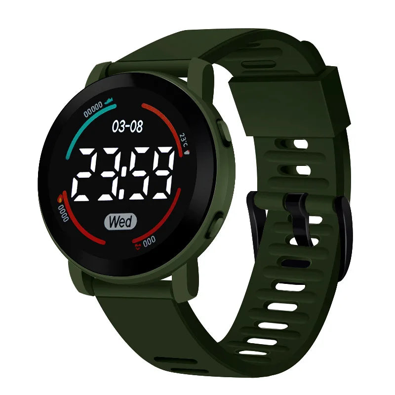 LED numérique enfants montres lumineux étanche Sport enfants montre bracelet en Silicone montre-bracelet électronique pour garçons Gril reloj niño
