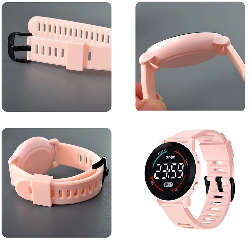 LED numérique enfants montres lumineux étanche Sport enfants montre bracelet en Silicone montre-bracelet électronique pour garçons Gril reloj niño
