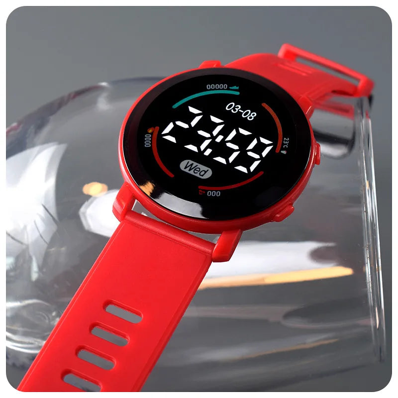 LED numérique enfants montres lumineux étanche Sport enfants montre bracelet en Silicone montre-bracelet électronique pour garçons Gril reloj niño