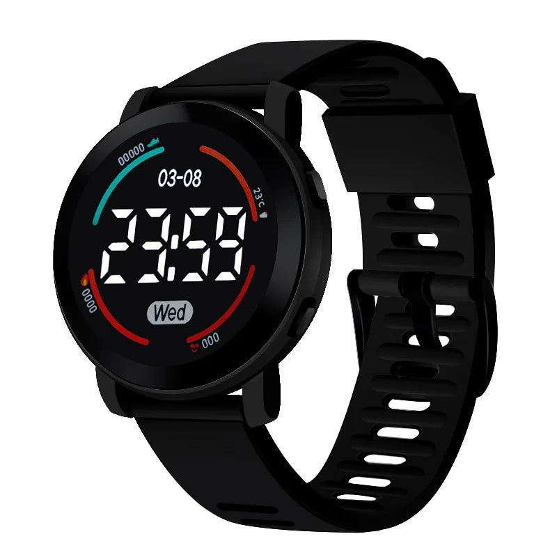 LED numérique enfants montres lumineux étanche Sport enfants montre bracelet en Silicone montre-bracelet électronique pour garçons Gril reloj niño