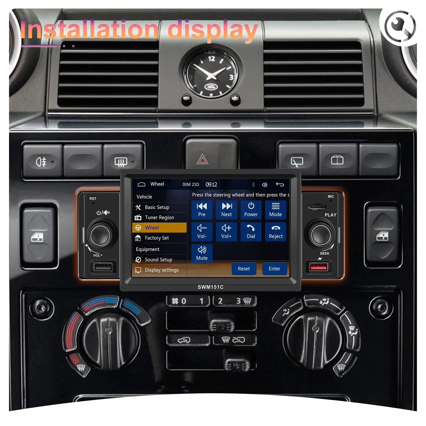 Hikity-Autoradio universel 1 Din, Carplay, Lecteur MP5, Auto Stéréo, Audio Bluetooth, Touriste, USB, Toyota, Nissan, KIA