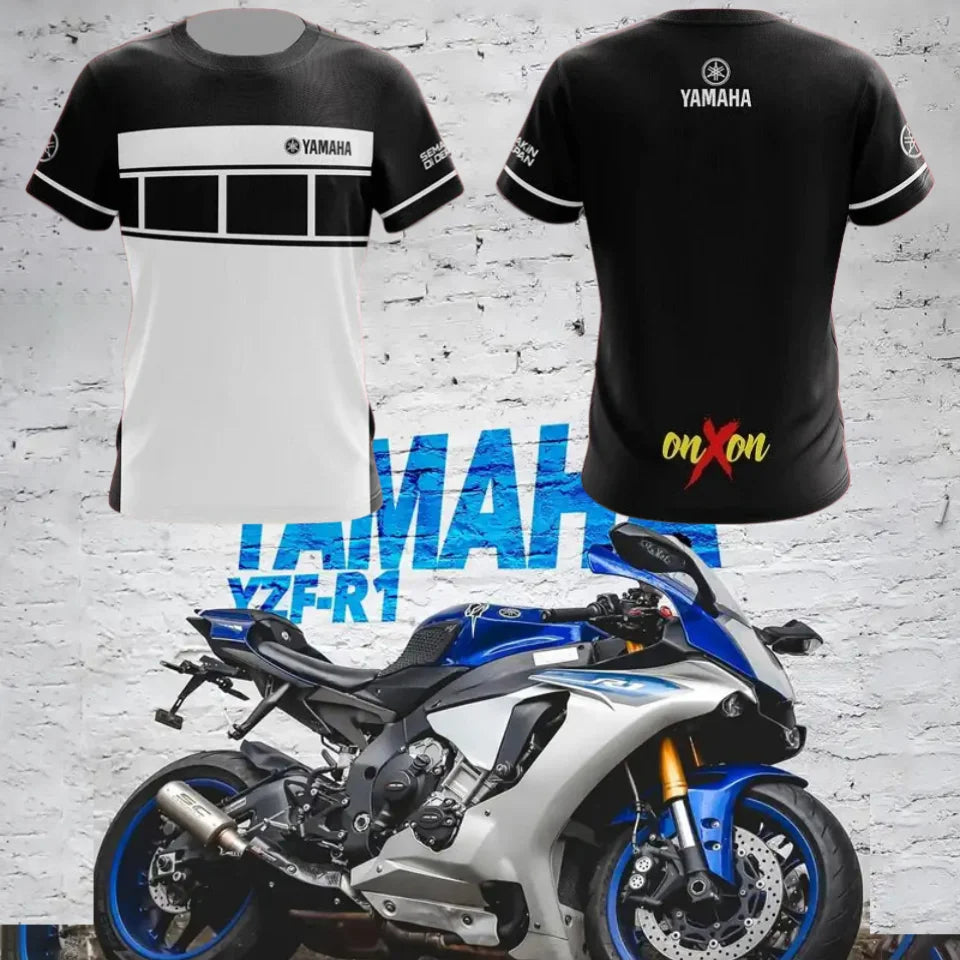 25T-shirt pour hommes, nouveau T-shirt de course GP à séchage rapide, moto Yamaha, manches courtes, confortable et décontracté, moto de rue Y2K