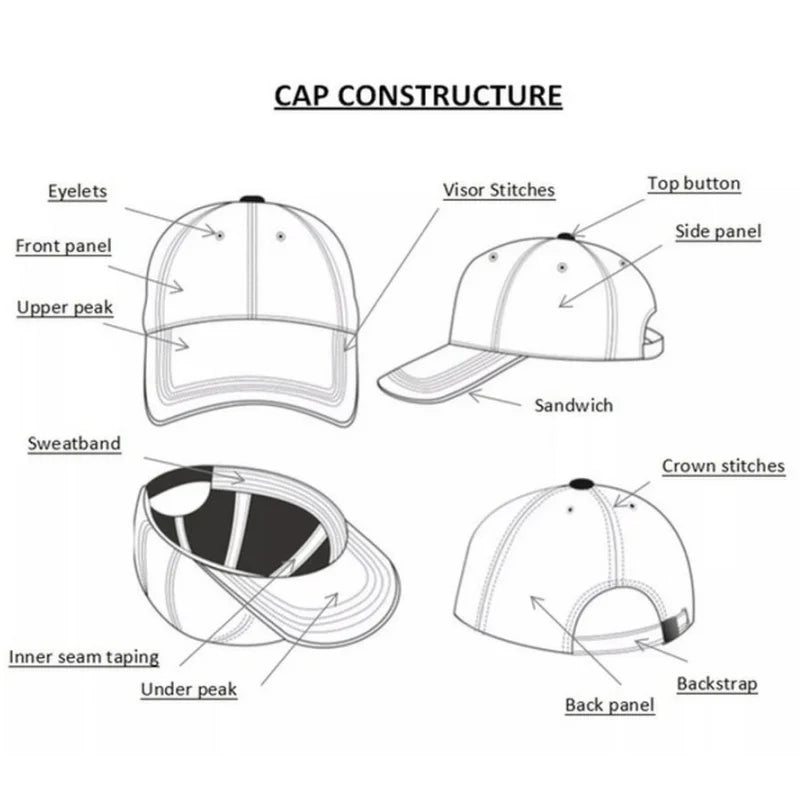 Kawasaki-Chapeau de sport en plein air pour hommes et femmes, chapeau de soleil à queue de cheval, opérateur hip-hop, marque de moto populaire