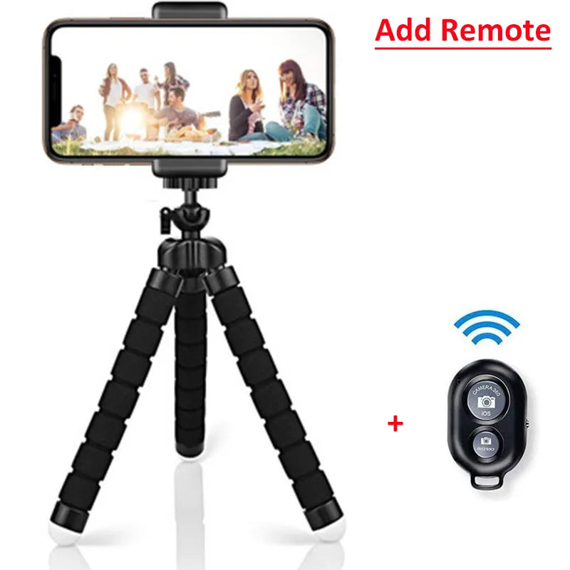 Mini trépied de photographie universel poulpe monopode téléphone Mini appareil photo téléphone Webcam support Clip Smartphone monopode Tripe support
