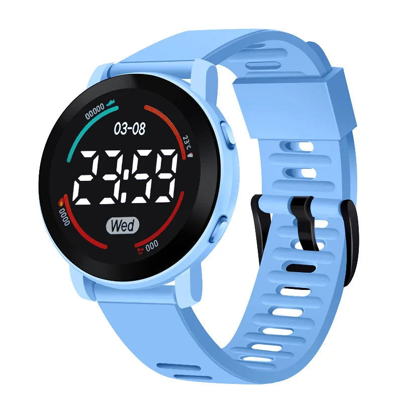 LED numérique enfants montres lumineux étanche Sport enfants montre bracelet en Silicone montre-bracelet électronique pour garçons Gril reloj niño