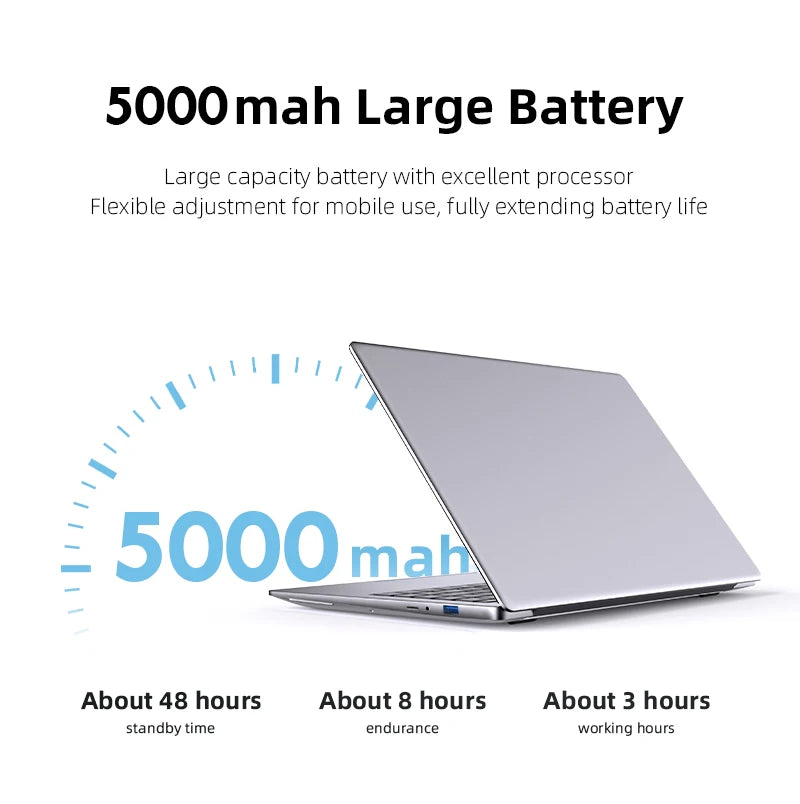 2025 ordinateur portable Windows 11 Pro Intel Atom A3950 Quad-Core 2025 ordinateur portable 12GB RAM 1 to 2 to SSD 1920*1080 ordinateur de bureau