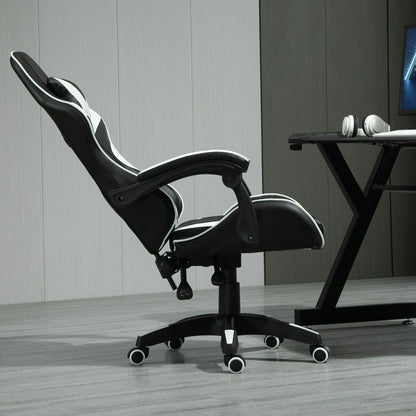 Rotatable Gaming Chair, Faux Leather, Home Office Chair, Desk Chair with Reclining Function, Model A