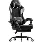 HLDIRECT Gaming Chair, Ergonomic Gaming Chair with Pocket Spring Cushion, Racing Gamer Chair with Footrest, Lumbar Support, Adjustable Office Chair 150kg Load Capacity, PC Chair, Gaming Recliner, Gaming Setup Accessories, Gam