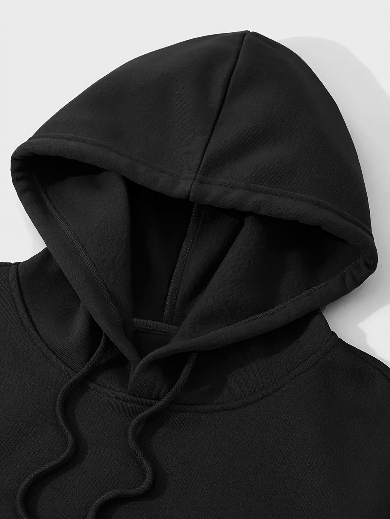 Men'S Algeria National Team Inspired Hoodie - Thickened Winter Pullover with Kangaroo Pocket, Windproof Hooded Sweatshirt for Soccer Fans, Casual Sports Apparel in Black/Red/White Color Scheme - Ideal for Matches & Casual Att