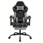 Game Chair With Footstool, Wide Seat Surface, Linked Armrests, High Back, Gaming Chair, PC Chair, 135 ° Lounge Chair, PC Gaming Chair, Silent Caster, Adjustable Height, Computer Chair, Learning Chair, Comfortable Sitting, Si