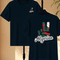 Men'S Algeria Soccer Graphic T-Shirt - Black Casual Short Sleeve Tee with Red & Green Design, Breathable & Machine Washable for Spring/Summer, Everyday Tshirt | Sporty Graphic Tee | Comfortable Fit