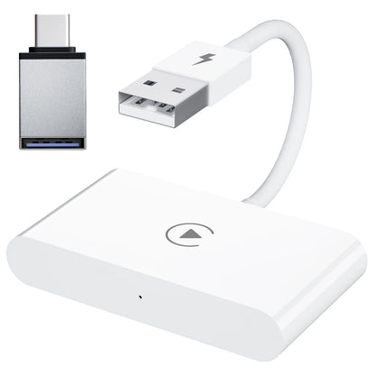 Adaptateur CarPlay sans fil Android Auto, Dongle Apple CarPlay, connexion PlugPlay 5G WiFi, mise à jour en ligne, voiture d'origine filaire vers sans fil