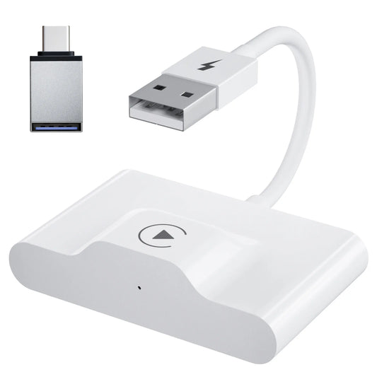 Adaptateur CarPlay sans fil Android Auto, Dongle Apple CarPlay, connexion PlugPlay 5G WiFi, mise à jour en ligne, voiture d'origine filaire vers sans fil