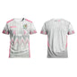 Mexique 3D imprimé maillot de Football T-shirts 2025 été hommes femmes mêmes T-shirts à séchage rapide Sports de plein air hauts vêtements d'entraînement