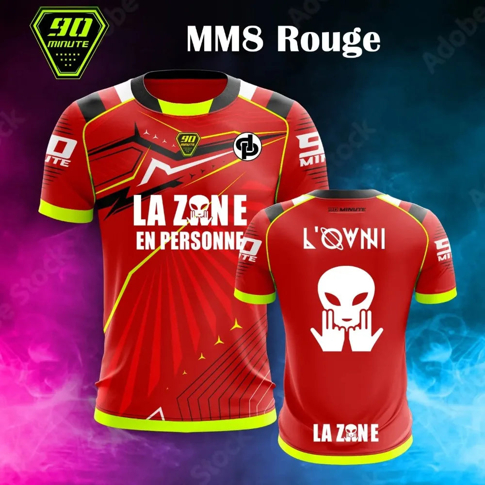 T-shirt à manches courtes et col rond LA ZONE EN PERSONNE