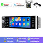 Hikity Carplay 5.1 ''HD 1 Din autoradio lecteur MP5 avec Bluetooth récepteur Radio FM Support TF/USB FM AM RDS USB lien miroir