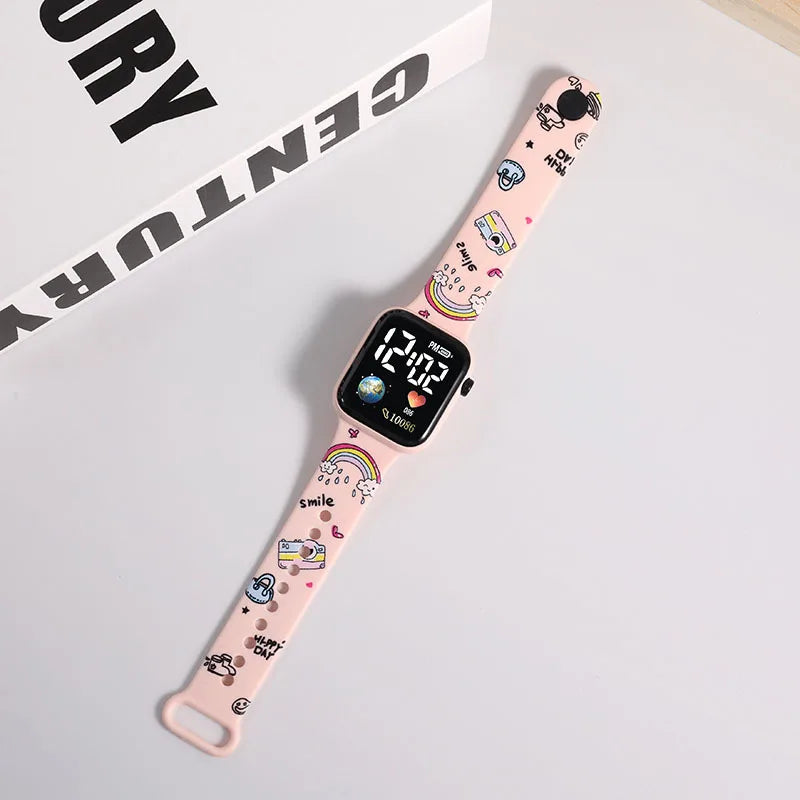 Montre numérique Stitch pour enfants, Hello Kitty, montres pour filles, nouveau