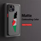 Coque transparente anti-chute pour iPhone, carte de la sensation de Palestine, passeport, coque Y2K pour iPhone 16, 15, 14, 13, 12, 11 Pro, Poly XS Max, 7, 8 Plus, 256