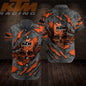 KTM T-shirt homme chemise hawaïenne homme chemises homme vêtements T-shirts pour hommes haut nouveau dans la plage hommes vêtements hauts vérifier Plaid formel