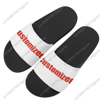 Rared JUL-Pantoufles d'été personnalisées pour hommes et femmes, sandales de plage pour adolescents, chaussures d'eau pour la maison, pas de Lol, anzMari