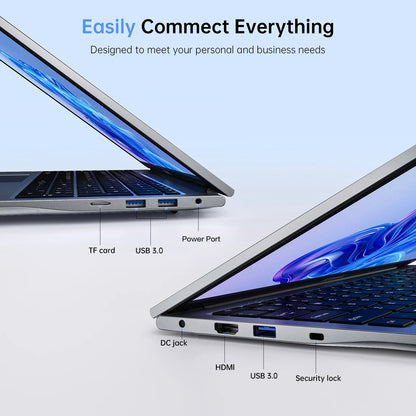 Chaud 17.3 "ordinateur portable Intel N5095 Windows 11 16GB DDR4 1TB SSD empreinte digitale déverrouiller jeu bureau étude ordinateur portable