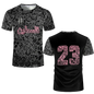 Tendance d'été col rond 3D emblème national imprimé sport t-shirt mode Palestine drapeau Football Jersey décontracté Uniex t-shirts amples