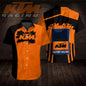 KTM T-shirt homme chemise hawaïenne homme chemises homme vêtements T-shirts pour hommes haut nouveau dans la plage hommes vêtements hauts vérifier Plaid formel