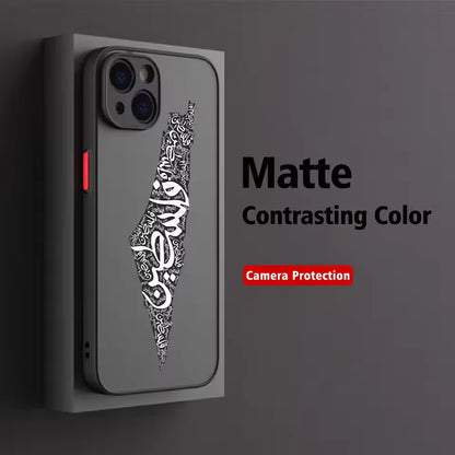Coque transparente anti-chute pour iPhone, carte de la sensation de Palestine, passeport, coque Y2K pour iPhone 16, 15, 14, 13, 12, 11 Pro, Poly XS Max, 7, 8 Plus, 256