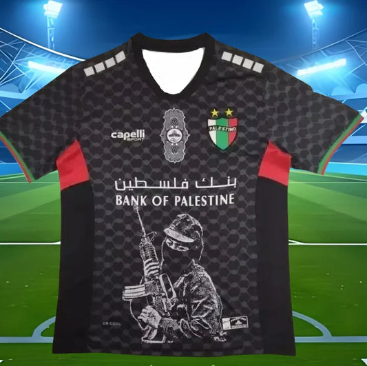 2025 vêtements pour hommes t-shirts Palestine football T-Shirt pour hommes maillots marque à la mode col rond séchage rapide été Sport T-shirt