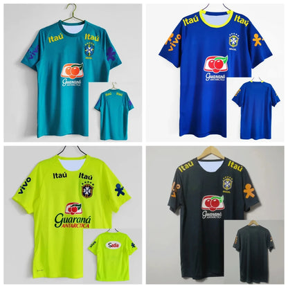 Nouveau Maillot Brésil  maillot d'entraînement de l'équipe nationale du brésil Neymar Marcelo