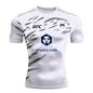 2025 nouvelle vente chaude UFC boxe Match Pursuer T-shirt pour hommes et femmes en été décontracté respirant surdimensionné séchage rapide haut