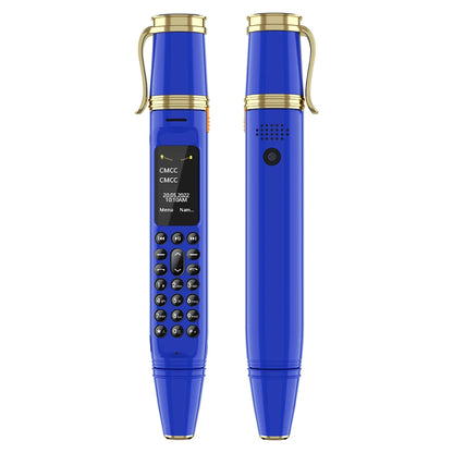 SERVO BM111 stylo Style téléphone portable voix magique Bluetooth composeur Radio FM 2G double SIM veille 0.96 "écran ventilateur fonction téléphones portables