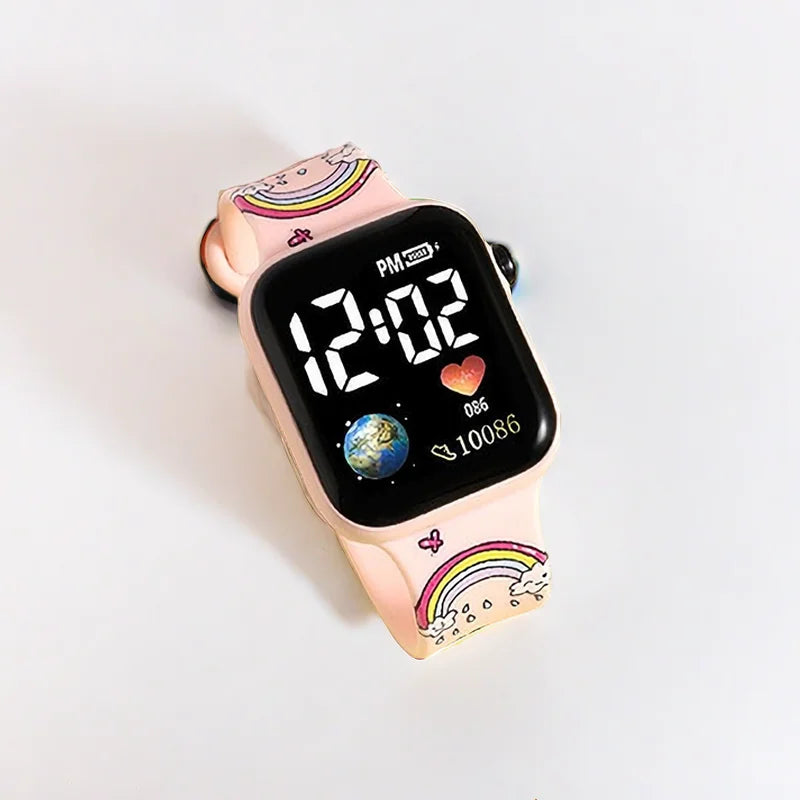 Montre numérique Stitch pour enfants, Hello Kitty, montres pour filles, nouveau