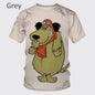 Mode d'été personnage de dessin animé impression 3D T-shirt à manches courtes pour hommes Hip-hop unisexe décontracté col rond T-shirt haut Streetwear