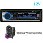 Autoradio Hippcron 1din stéréo multimédia lecteur MP3 numérique Bluetooth FM Audio musique USB avec entrée AUX dans le tableau de bord