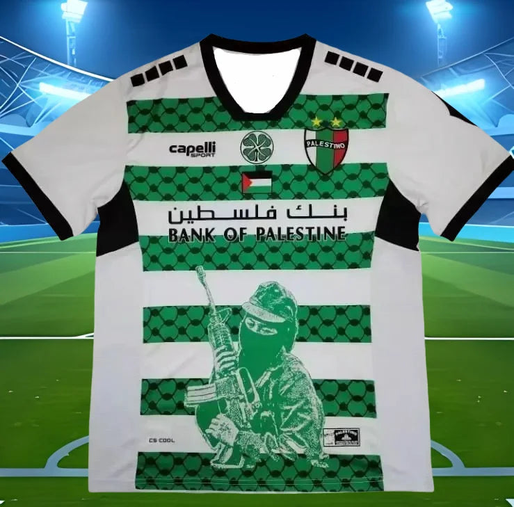 2025 vêtements pour hommes t-shirts Palestine football T-Shirt pour hommes maillots marque à la mode col rond séchage rapide été Sport T-shirt