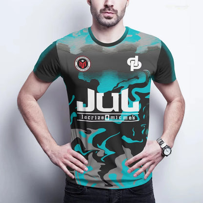Tchikita – Maillot JUL pour hommes, respirant, à séchage rapide, pour entraînement, Football, ample, Sport, plein air, Fitness, nouvelle collection été