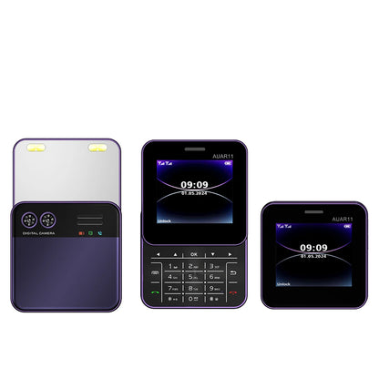 SERVO AUAR11 téléphone portable rotatif 2 SIM Torche Stadby Cadran rapide voix magique Radio FM 2G GSM 2.4 "écran coulissant petits téléphones portables