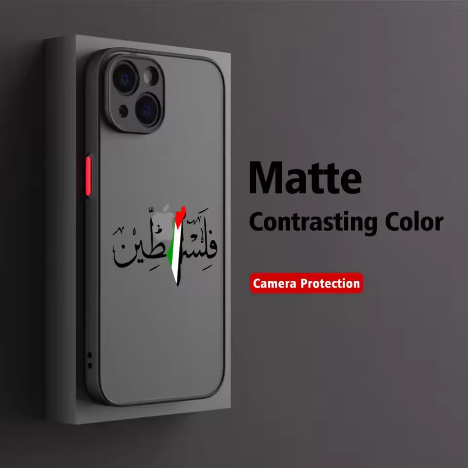 Coque transparente anti-chute pour iPhone, carte de la sensation de Palestine, passeport, coque Y2K pour iPhone 16, 15, 14, 13, 12, 11 Pro, Poly XS Max, 7, 8 Plus, 256