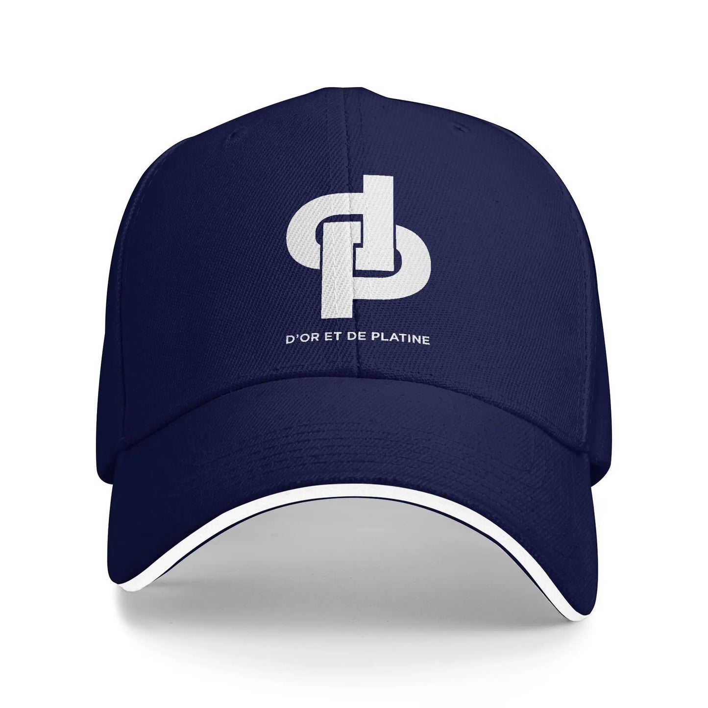 Casquette D'or Et De Platine Casquette de Baseball Hip Hop Rap Français JuL