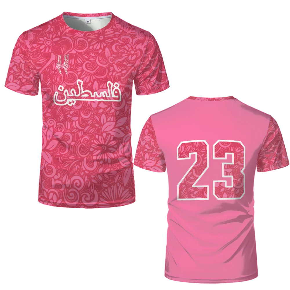 Maillot de Football Palestine t-shirts adultes drapeau palestinien 2025