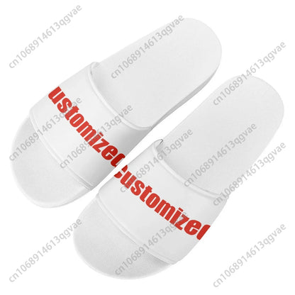 Rared JUL-Pantoufles d'été personnalisées pour hommes et femmes, sandales de plage pour adolescents, chaussures d'eau pour la maison, pas de Lol, anzMari