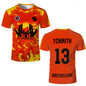 Tchikita – Maillot JUL pour hommes, respirant, à séchage rapide, pour entraînement, Football, ample, Sport, plein air, Fitness, nouvelle collection été