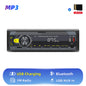 Hikity-Lecteur MP3 de voiture universel 1DIN, Bluetooth Radio Stéréo Push to Talk Assistant Mains AM/FM Radio Support USB/SD/AUX-IN