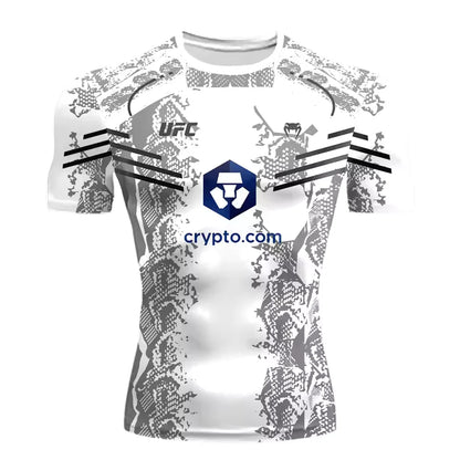2025 nouvelle vente chaude UFC boxe Match Pursuer T-shirt pour hommes et femmes en été décontracté respirant surdimensionné séchage rapide haut