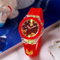 3D Mickey enfants montres filles couleur Source de lumière Silicone Minnie enfants montre dames Quartz horloge cadeaux Relogio Feminino