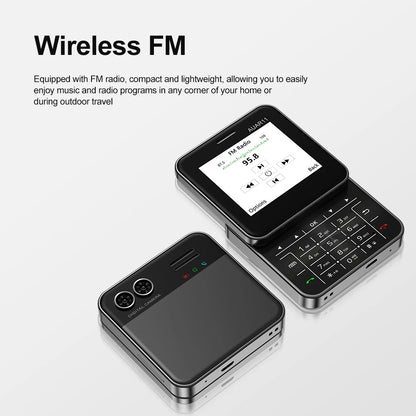 SERVO AUAR11 téléphone portable rotatif 2 SIM Torche Stadby Cadran rapide voix magique Radio FM 2G GSM 2.4 "écran coulissant petits téléphones portables
