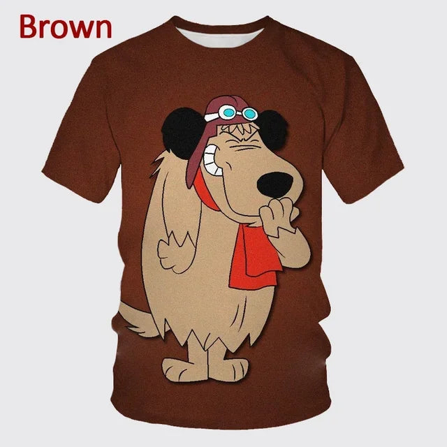 Mode d'été personnage de dessin animé impression 3D T-shirt à manches courtes pour hommes Hip-hop unisexe décontracté col rond T-shirt haut Streetwear