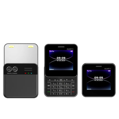 SERVO AUAR11 téléphone portable rotatif 2 SIM Torche Stadby Cadran rapide voix magique Radio FM 2G GSM 2.4 "écran coulissant petits téléphones portables